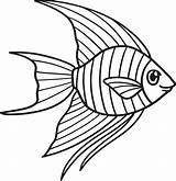 Angelfish Isolated Coloring Page For Kids 10789338 Vector Art At Vecteezy sketch template