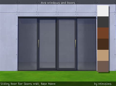 The Sims Resource - Ava Sliding Door A Short wall BG