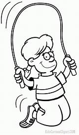 Kids Jumping For Joy Coloring Pages Sketch Page sketch template