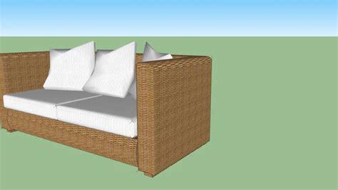 rattan sofa | 3D Warehouse