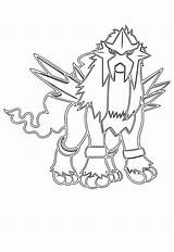 Free Printable Legendary Pokemon Lion Coloring Page For Adults And Kids  sketch template