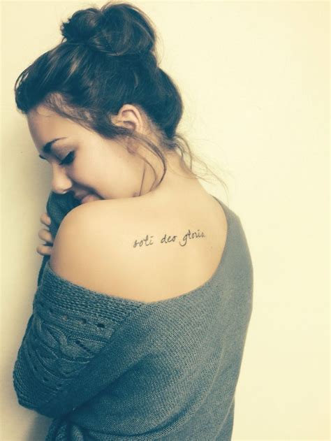 soli deo gloria tattoo | Piercing tattoo, Style, Tattoos