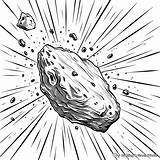 Asteroid Coloring Pages  Free & Printable sketch template