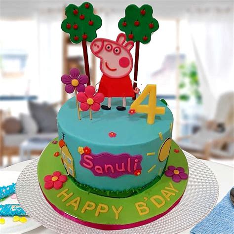 Online Peppa Pig Chocolate Cake 4 Kgs Gift Delivery in Qatar - FNP