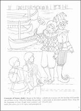 Gondolas In Venice Italy Coloring Page Sketch sketch template