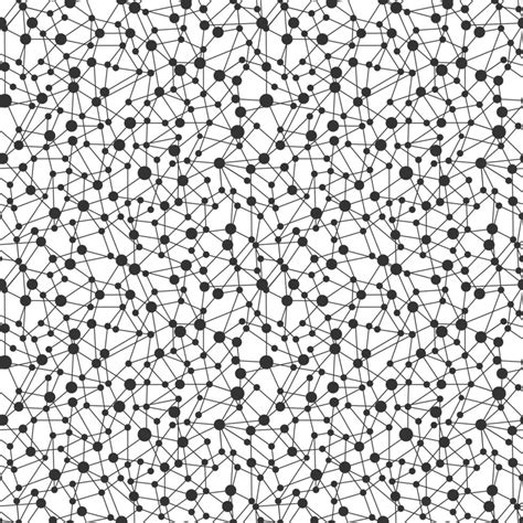 Neural network seamless pattern. Neural network of nodes 3076920 Vector ...