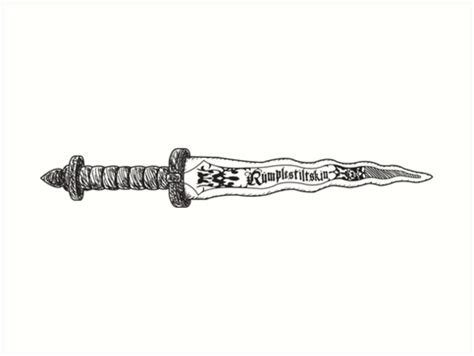 "Rumplestiltskin's Dagger" Art Print by belleincognita | Redbubble