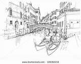 Gondola Venice Italy Clipart Coloring Colouring Pages Cartoon Kids  sketch template