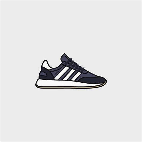 Recent illustration I did for the Adidas Iniki (first time poster) : r/Sneakers