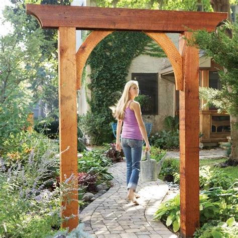 Build A Garden Arch... This classic garden arch has just six parts and ...