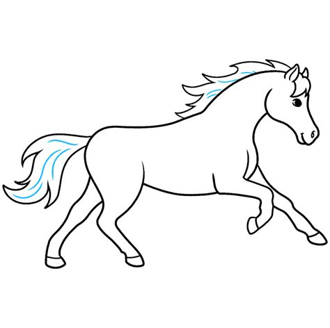 How To Draw A Running Horse - Resolutionrecognition4