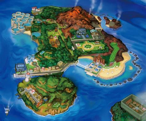 An updated analysis of Alola's map. | Pokémon Amino
