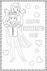 Premium Vector  Happy fathers Day coloring Page sketch template