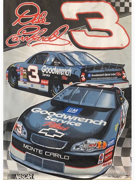 "Dale Earnhardt The 3 Car" Sticker for Sale by mccools88 | Redbubble