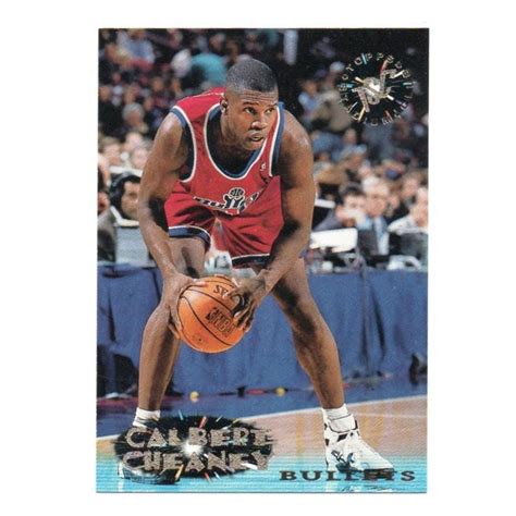 NBA 1995/96 Stadium Club -131 Calbert Cheaney / Washington Bullets on ...