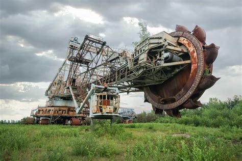 Bucket-Wheel Excavator "Blue Wonder", Germany - Obsidian Urbex Photography | Urban Exploration ...