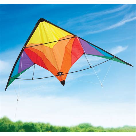 Rainbow Delta Stunt Kite | Bits and Pieces