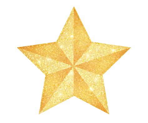 Vector Icon Of Golden Star, Star, Golden, Glitter PNG and Vector with Transparent Background for ...