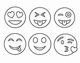 Emoji Coloring Pages – Printable sketch template