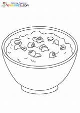 Oatmeal Coloring Pages sketch template