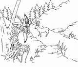 Hunting Coloring Pages At GetDrawings  Free Download sketch template
