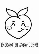 Peaches Coloring Pages Printable For Free Download sketch template