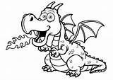 Dragon Coloring Pages Free sketch template