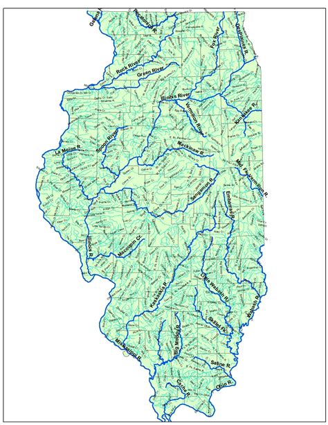 Illinois River Map