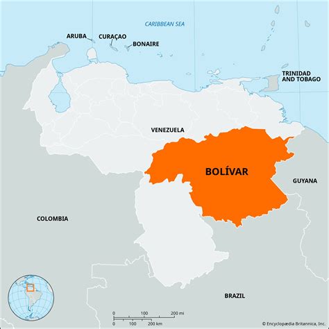 Bolivar | Venezuela, Andes, Orinoco, & Map | Britannica