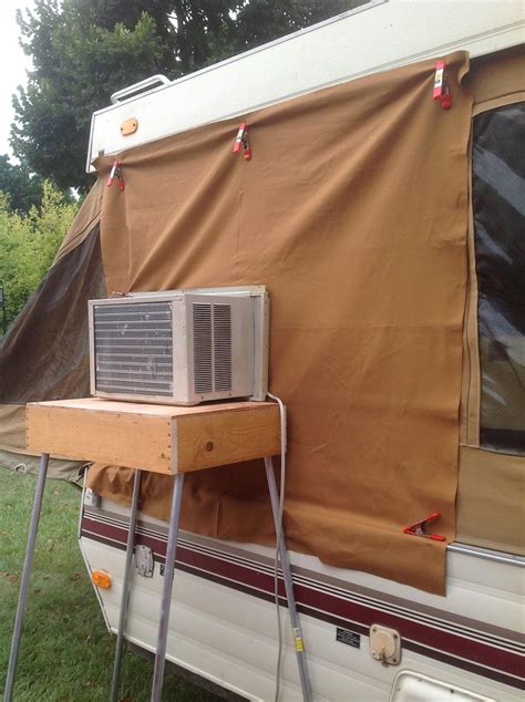 Air Conditioner install in our popup camper | My non-damagin… | Flickr