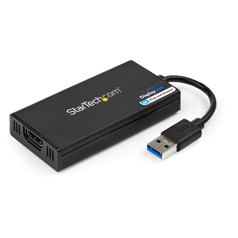 StarTech.com USB 3.0 to HDMI Adapter - 4K 30Hz Ultra HD - DisplayLink ...