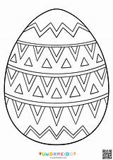 Printable Easter Egg Template And Colouring Page PDF sketch template