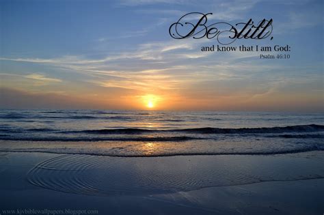 KJV Bible Wallpapers: Be still - Psalm 46:10