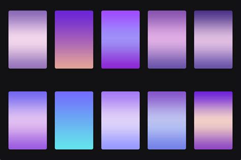 Lilac Color Gradients - Creative Finest