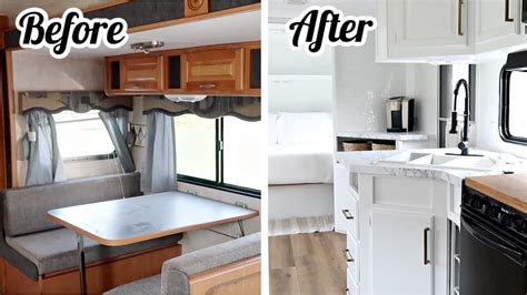 TINY HOME RV CAMPER REMODEL MAKEOVER DIY HOW TO 2021 TINY HOUSE TOUR ...