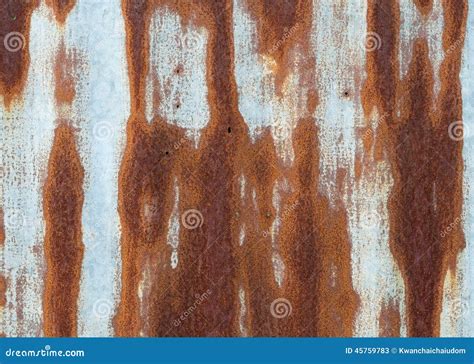 Rust on galvanized sheet stock image. Image of sheet - 45759783