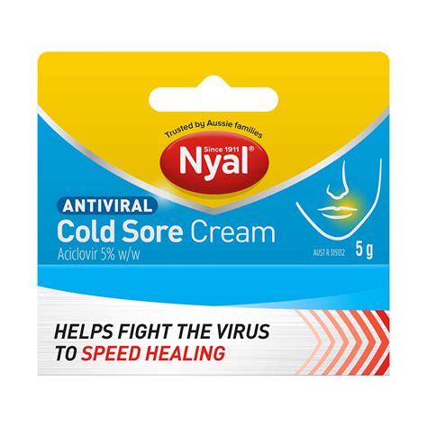 Nyal Antiviral Cold Sore Cream 5g - NYAL