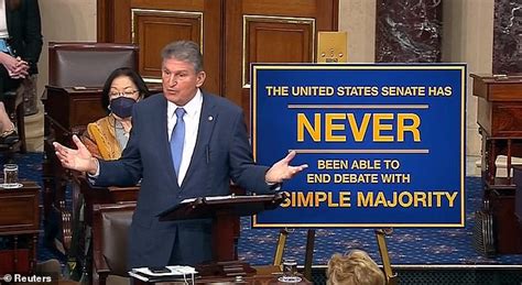 'It isn't meant to be easy': Manchin can't support ending the ...