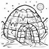 Premium Vector  Igloo Simple coloring Book Illustration Pages sketch template