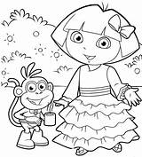 Dora Coloring Pages  Free Printable For Kids sketch template