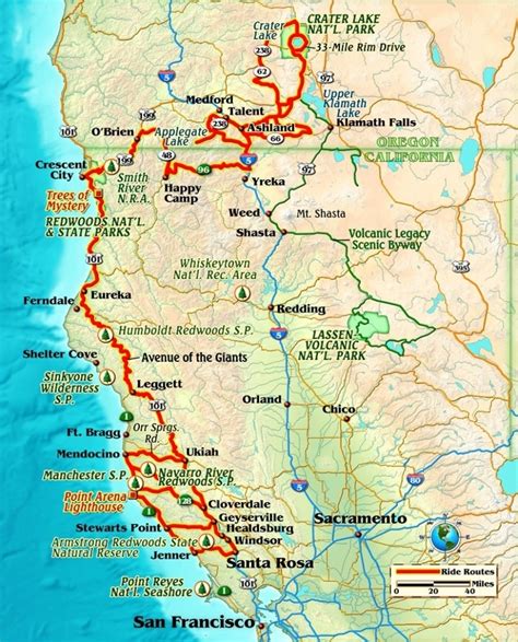 Map Of Northern California And Oregon - Printable Maps