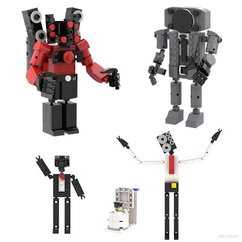 Mô Hình Đồ Chơi Lắp Ráp Toilet Skibidi Minifigure Speakerman Bosses Camera Man Monitor Man Mới ...