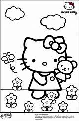 Hello Kitty Coloring Pages Butterfly sketch template