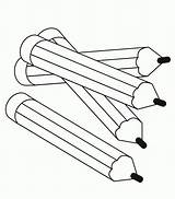 Cartoon Pencil Coloring Page  Free Printable Pages For Kids sketch template