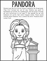 Pandoras Box Coloring Pages sketch template