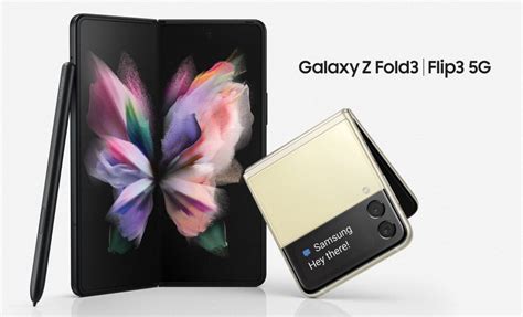 Samsung presenta sus nuevos smartphones plegables: Galaxy Z Fold3 5G y ...