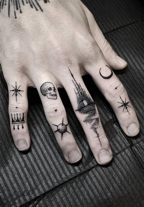 26 Unique Finger Tattoos Designs for You - Lily Fashion Style | Hand tattoos for guys, Finger ...