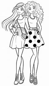 Doll Coloring Pages Printable sketch template