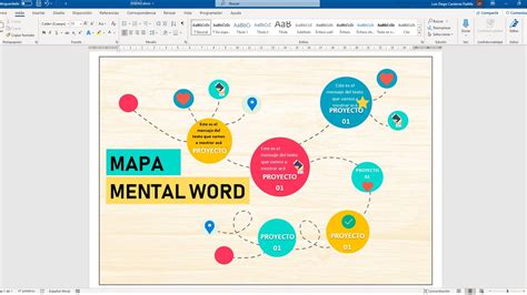 Como crear un mapa mental en WORD - YouTube