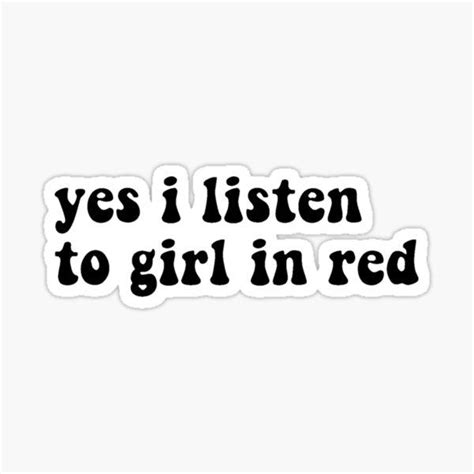 Girl In Red Stickers for Sale | Girl stickers, Book writing tips, Vans ...